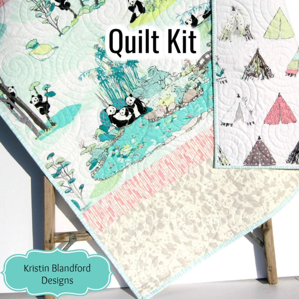 The Sea and Me Tiramisu Baby Quilt Kit