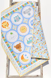 Baby Boy Quilt Kit Bedding Panel Quick Beginner Project Fabrics Bundle Set Baby Nursery Bedding DIY Special Delivery Riley Blake Fabrics