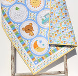 Baby Boy Quilt Kit Bedding Panel Quick Beginner Project Fabrics Bundle Set Baby Nursery Bedding DIY Special Delivery Riley Blake Fabrics