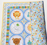 Baby Boy Quilt Kit Bedding Panel Quick Beginner Project Fabrics Bundle Set Baby Nursery Bedding DIY Special Delivery Riley Blake Fabrics