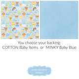 Baby Boy Quilt Kit Bedding Panel Quick Beginner Project Fabrics Bundle Set Baby Nursery Bedding DIY Special Delivery Riley Blake Fabrics