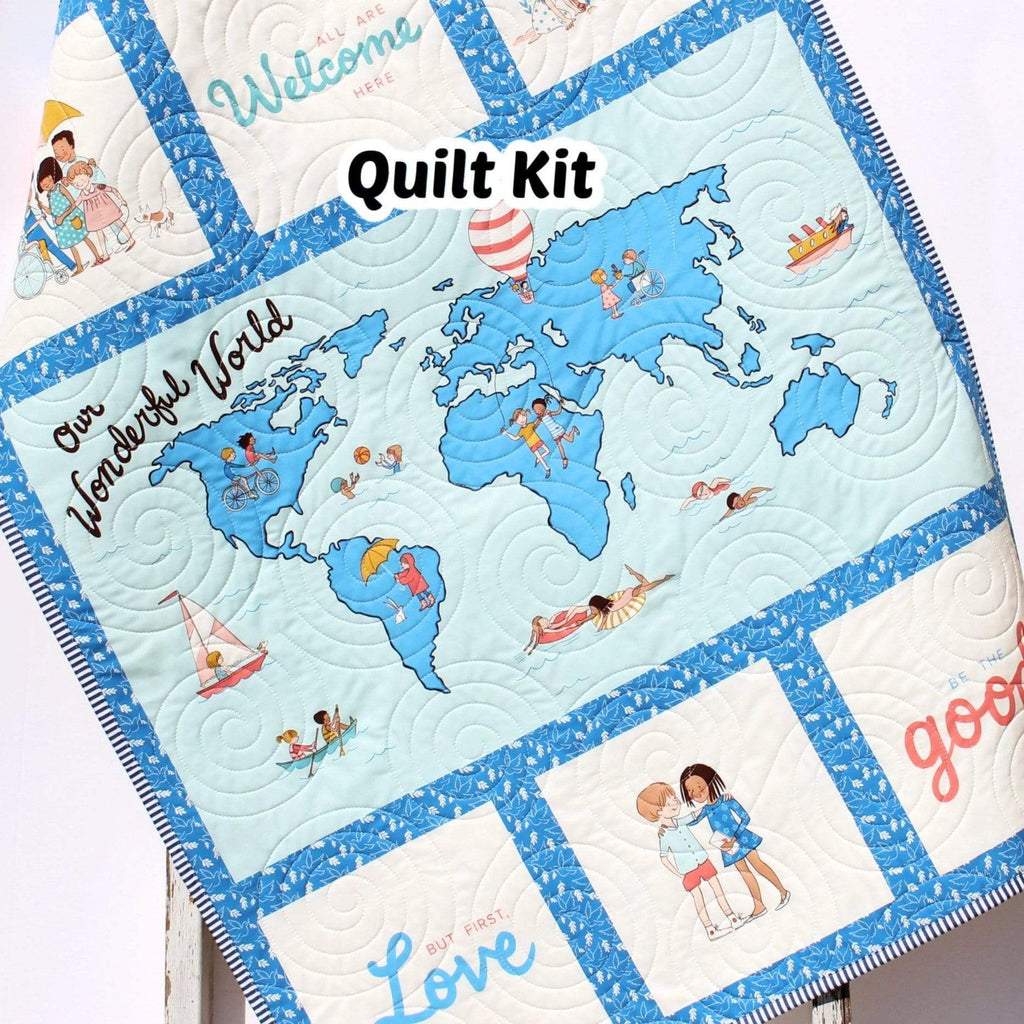 This or That Brushed Cotton Baby Quilt Kit