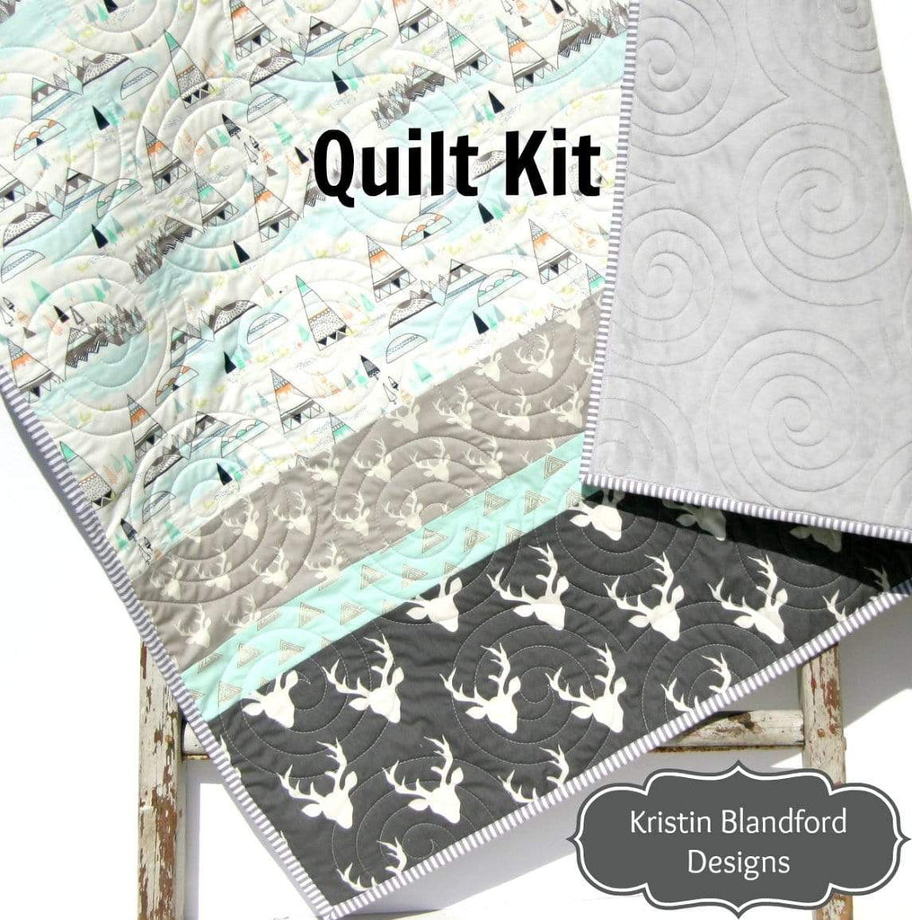 Jungle Jamboree Quilt Sew Easy Complete Baby Quilt Kit 