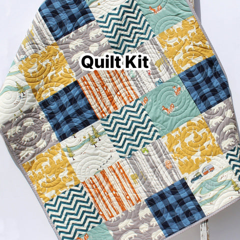 Quilt to Make, Floral Fabrics, Modern Quilt Pattern, Soft Minky, Begin