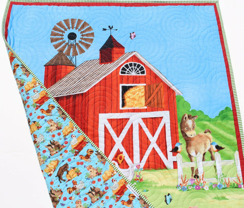 Farm Babies Panel Quilt Kit using Picture This Pattern – Angels