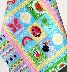 Personalized Ladybug Baby Girl good Heirloom Baby Quilt, Ladybug Baby Blanket, Baby Shower Gift, Ladybug Baby Gift, Baby Keepsake Gift