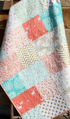 Charmingly Sashed Quilt Pattern - Charm Pack Friendly